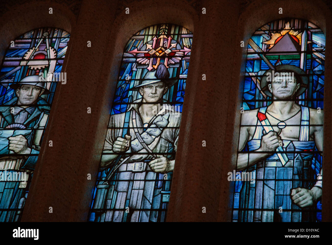 Stained Glass Windows, National War Memorial in Canberra, Australian