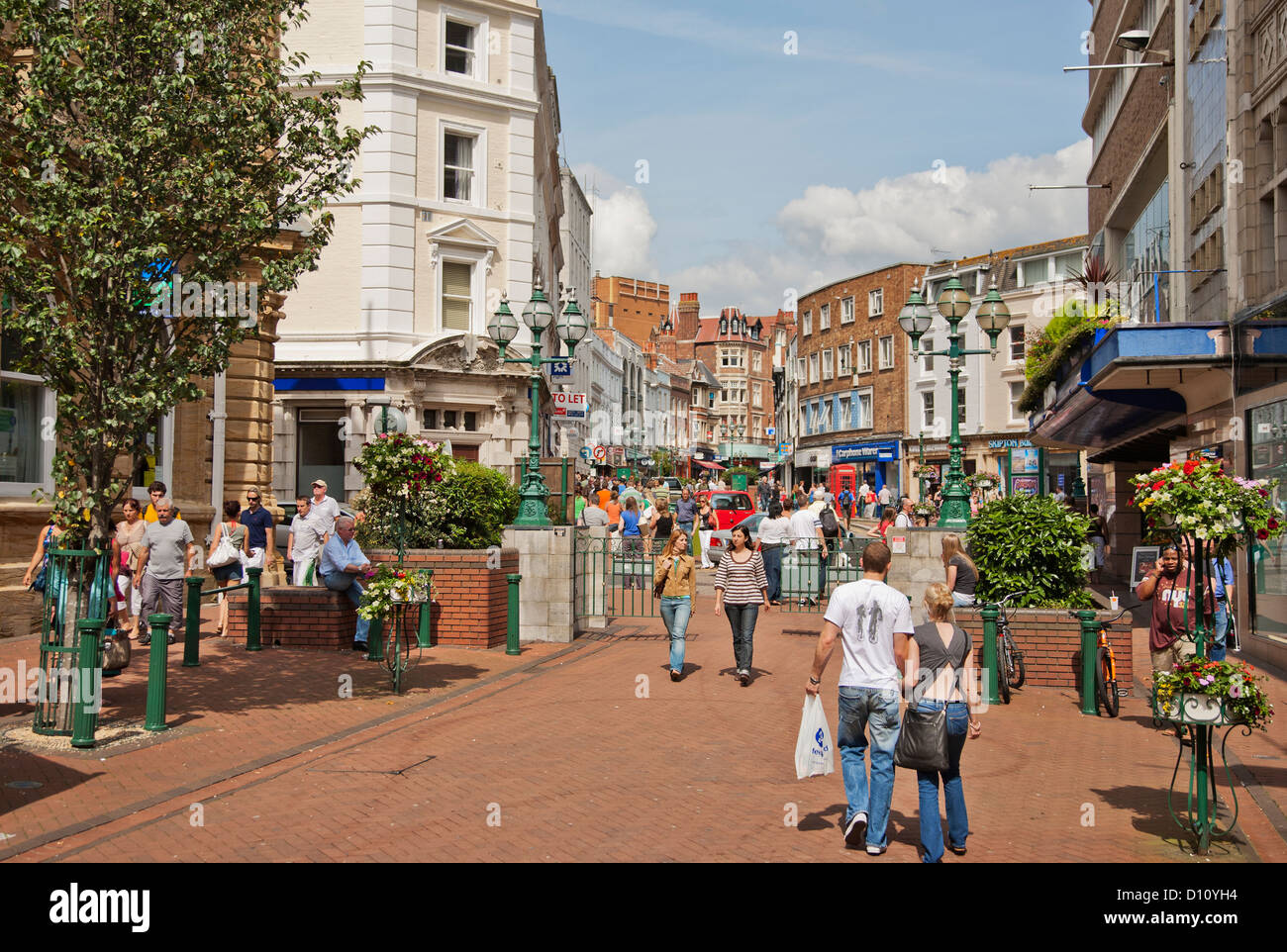 Bournemouth City Centre, Dorset, England, United Kingdom, Europe Stock