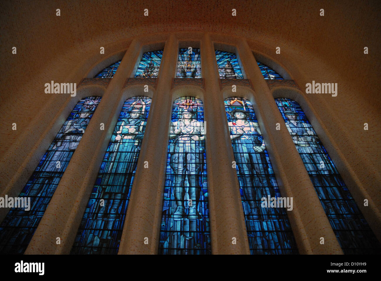 Stained Glass Windows, National War Memorial in Canberra, Australian