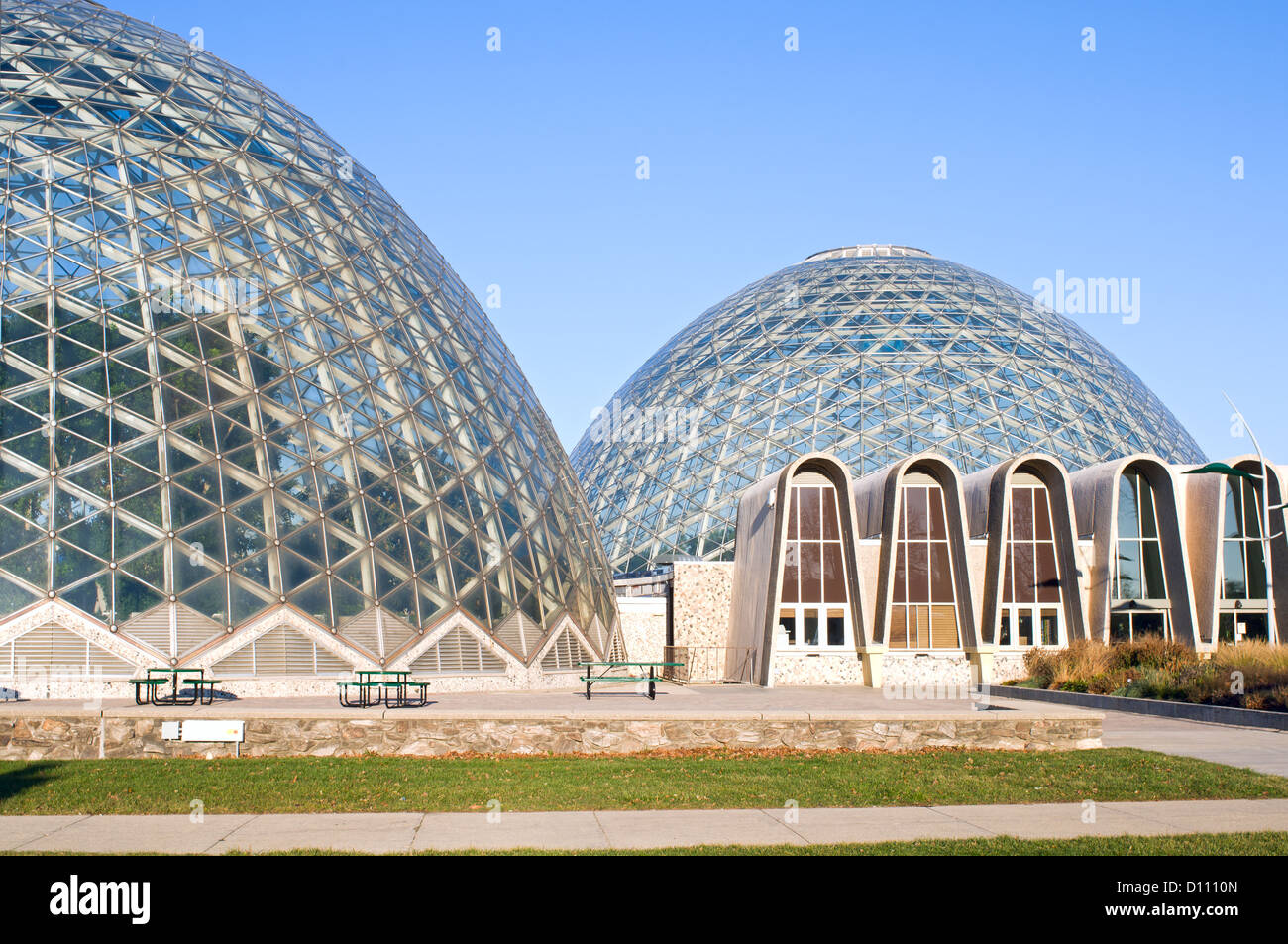 Botanical Gardens In Conoidal Glass Houses In Milwaukee County