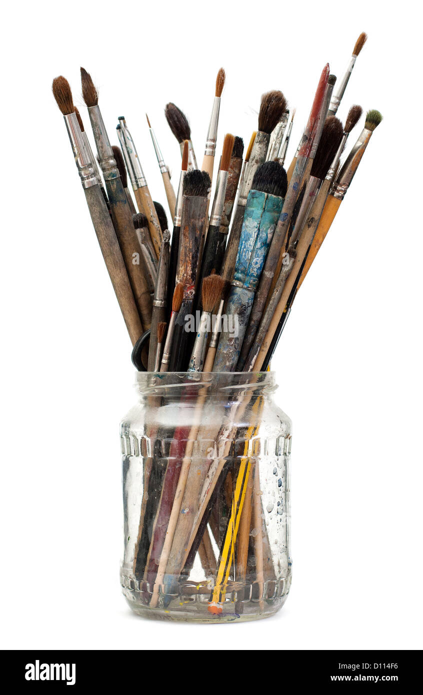 Dirty brushes hi-res stock photography and images - Alamy