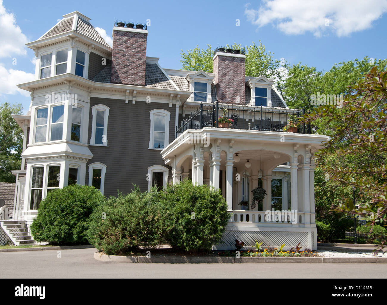 Forepaugh's Restaurant three story historic Victorian mansion in the