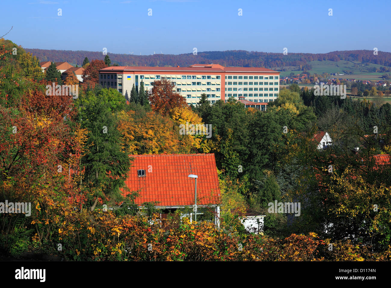 Reha-Klinik Rosenberg in Bad Driburg, Teutoburger Wald, Eggegebirge,  Nordrhein-Westfalen Stock Photo - Alamy