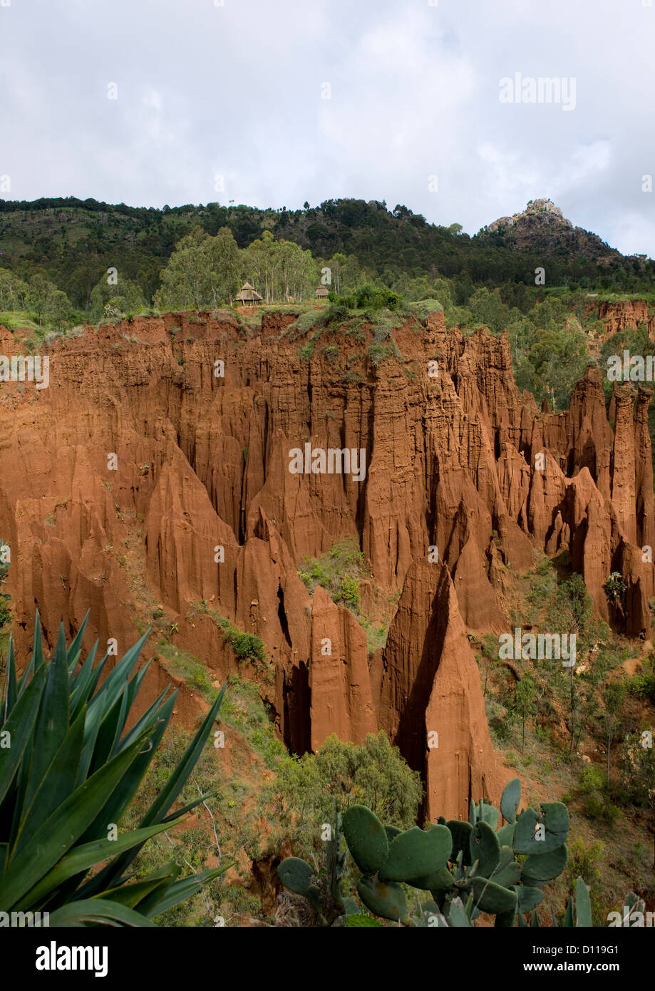 Konso The Ethiopian New York Area, Konso, Omo Valley, Ethiopia Stock Photo ...