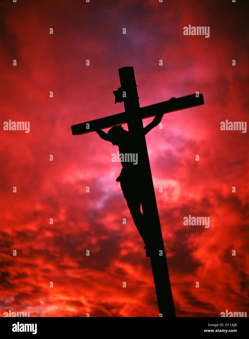 Jesus crucifixion blood red hi-res stock photography and images - Alamy