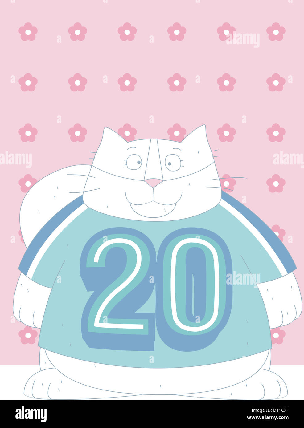 Cat is 20 years old Stock Photo Alamy