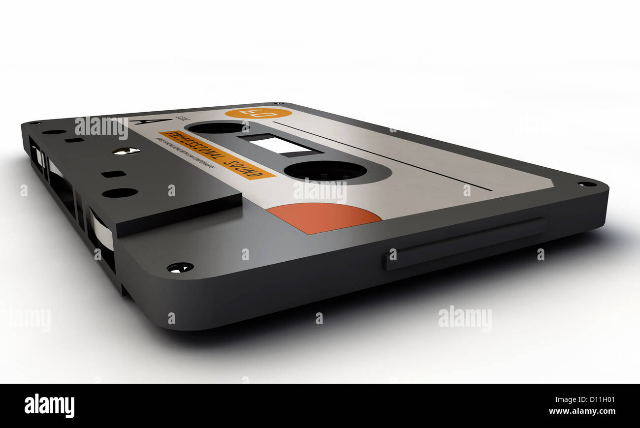 cassette tape isolated on white background Stock Photo - Alamy