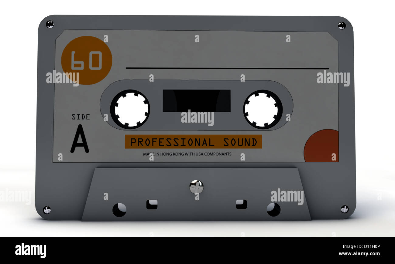 cassette tape isolated on white background Stock Photo - Alamy