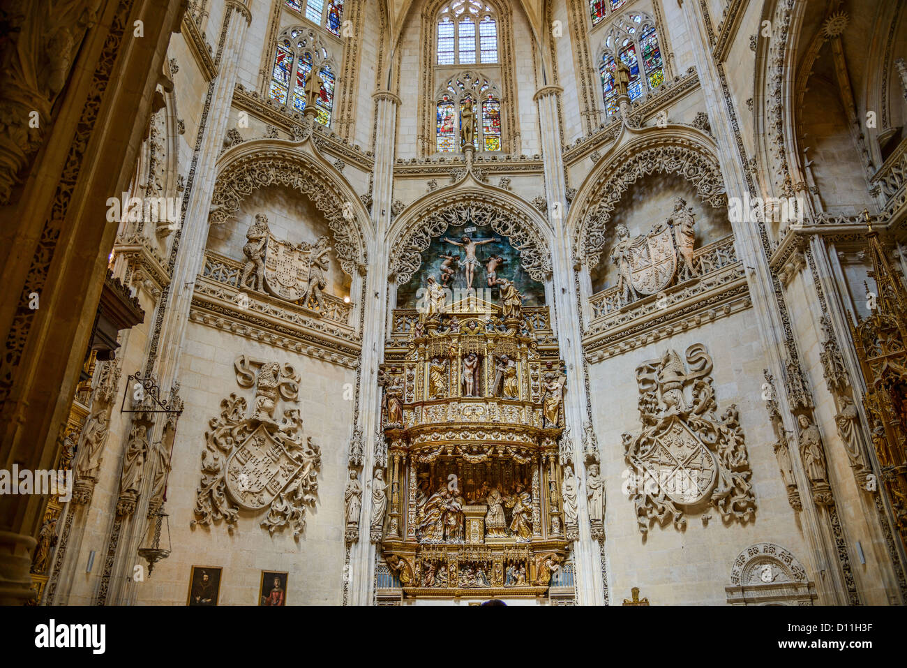 Cathedral of Burgos (Gothic art, Spain) Stock Photo