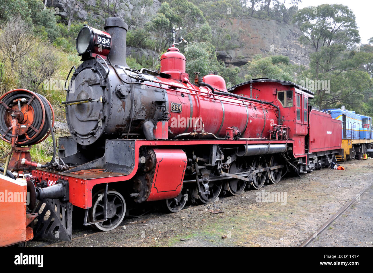 Queensland C17 480 steam 934 at the Zig Zag Railway Stock