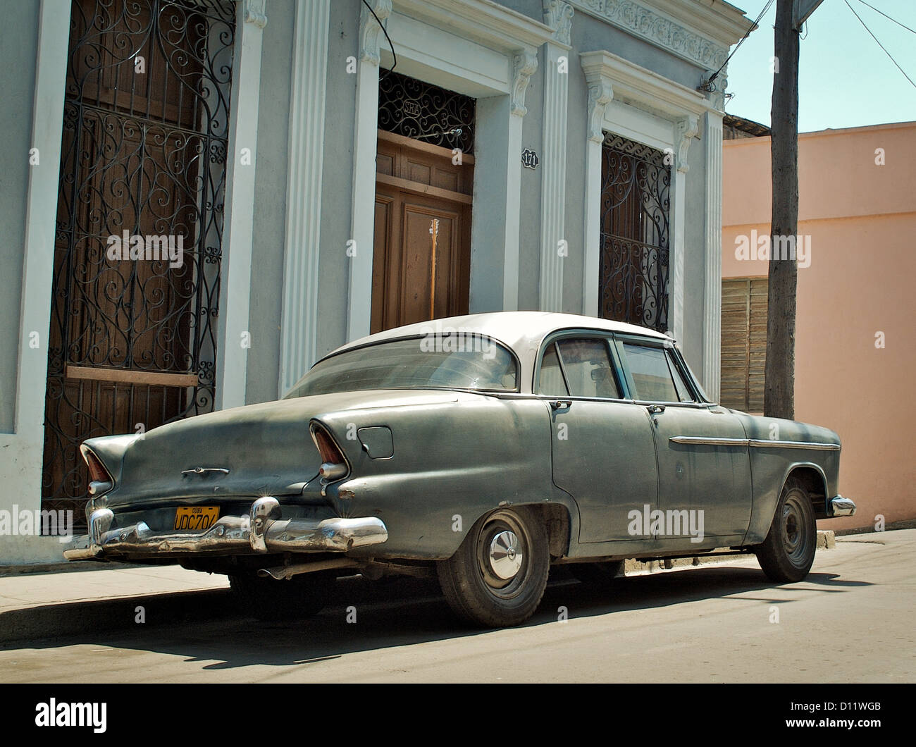 Santiago de Cuba, Cuba, Plymouth, built in 1955 Stock Photo