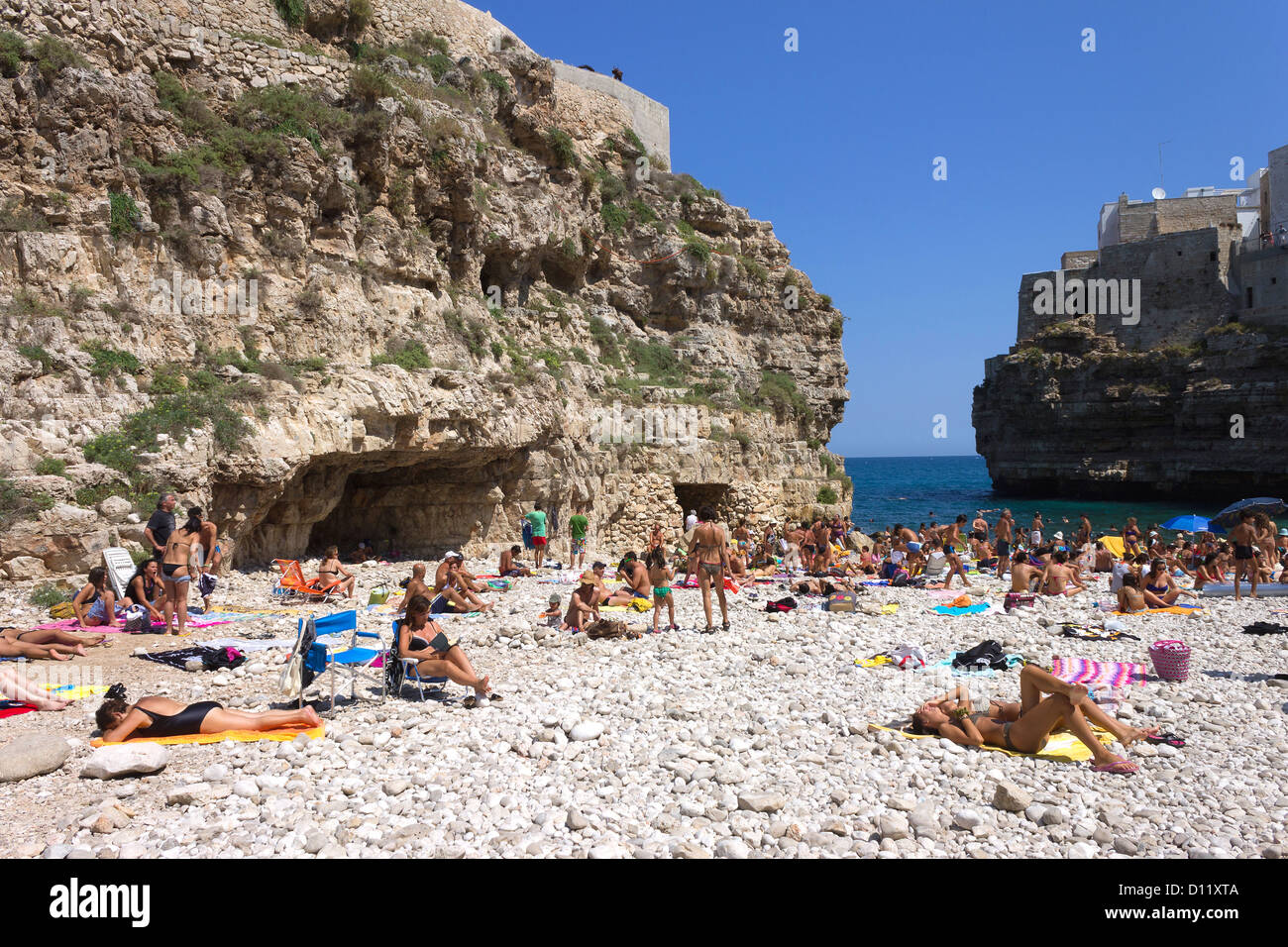 Polignano a mare beach hi-res stock photography and images - Alamy