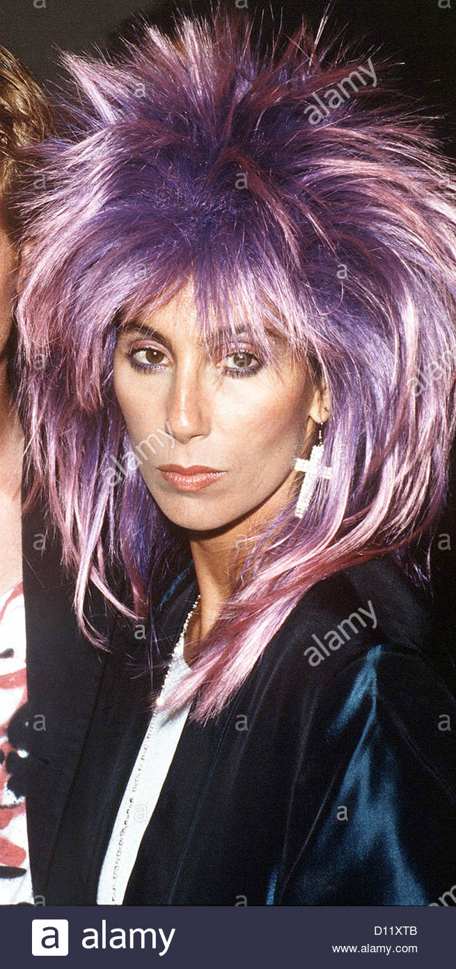 Cher Singer Portrait Famous People Person Human P Stock Photo