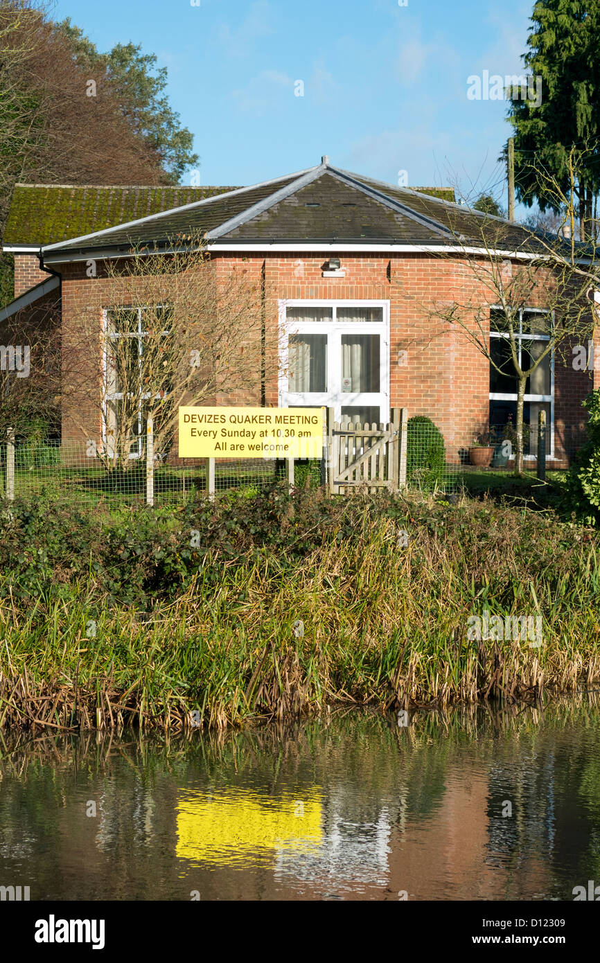 Quaker meeting house next to and Avon Canal in Devizes