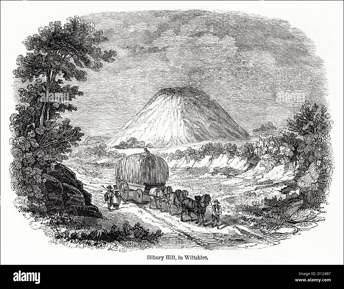 Silbury hill chalk mound hires stock photography and images Alamy