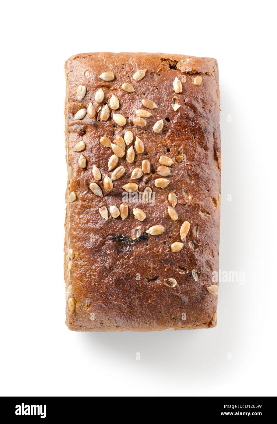 Black bread isolated on a white background Stock Photo - Alamy