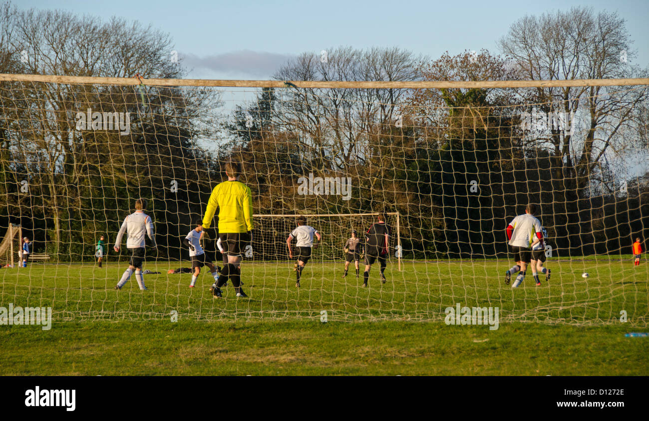 Football Behind Goal Hi Res Stock Photography And Images Alamy