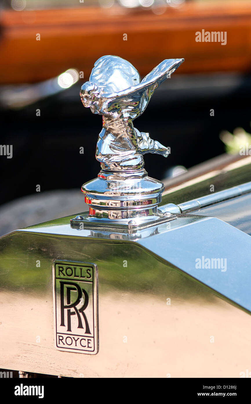 Bonnet mascot Rolls Royce Stock Photo