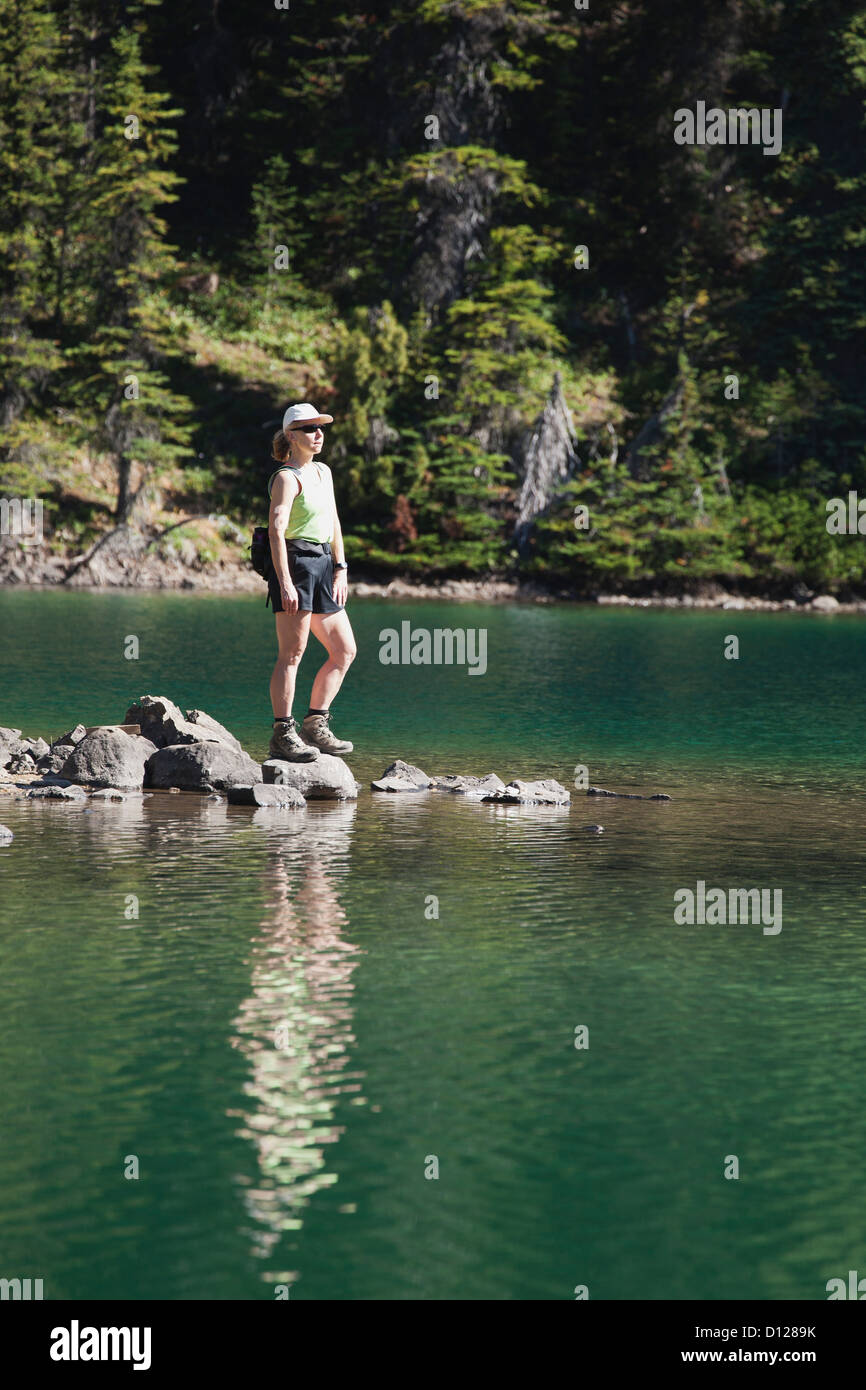 Hiking isolated 50s hi-res stock photography and images - Alamy