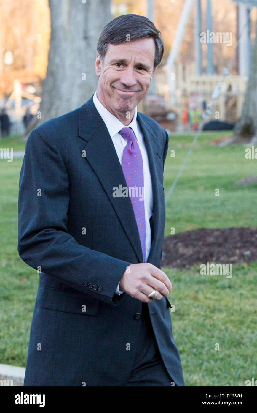 Arne Sorenson, President and CEO of Marriott arrives at the White House. Stock Photo