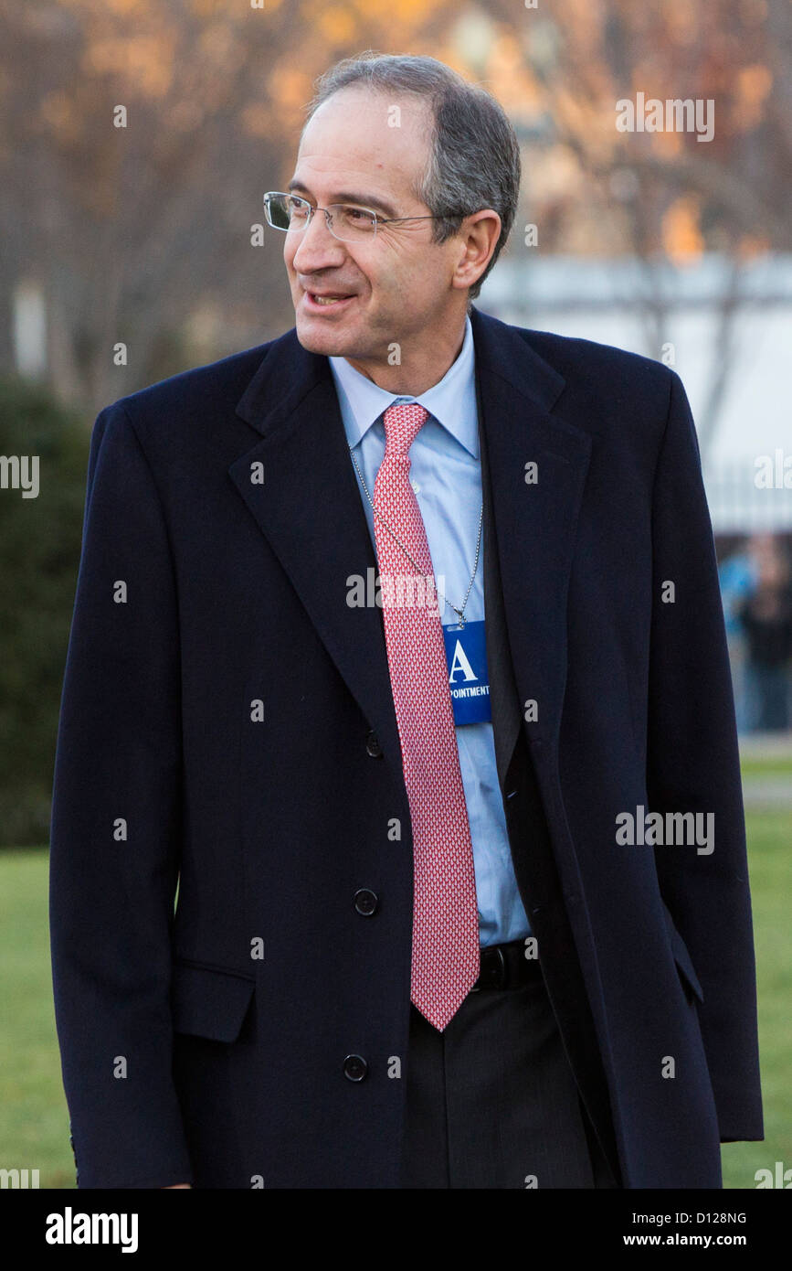 Brian Roberts, Chairman and CEO of Comcast arrives at the White House. Stock Photo