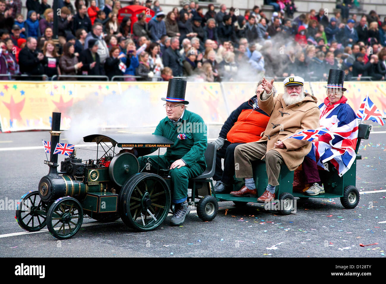 The Miniature Steamers for Charity at London's 26th New Year's Day
