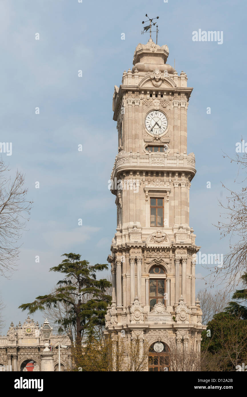 Dolmabahce clock hi-res stock photography and images - Alamy