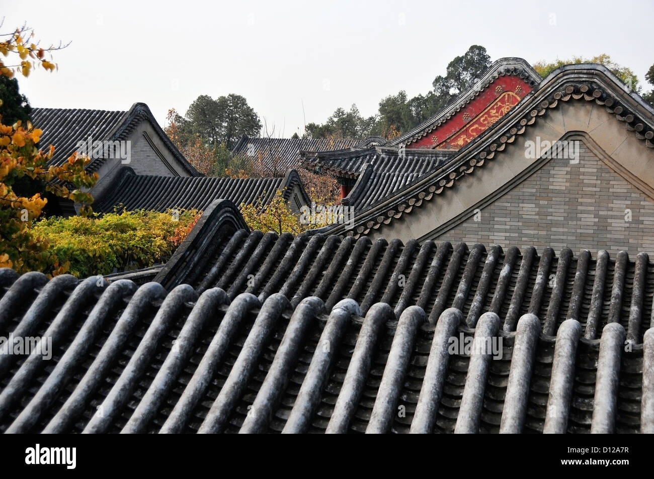 Rooftops Of Buildings; Beijing China Stock Photo - Alamy