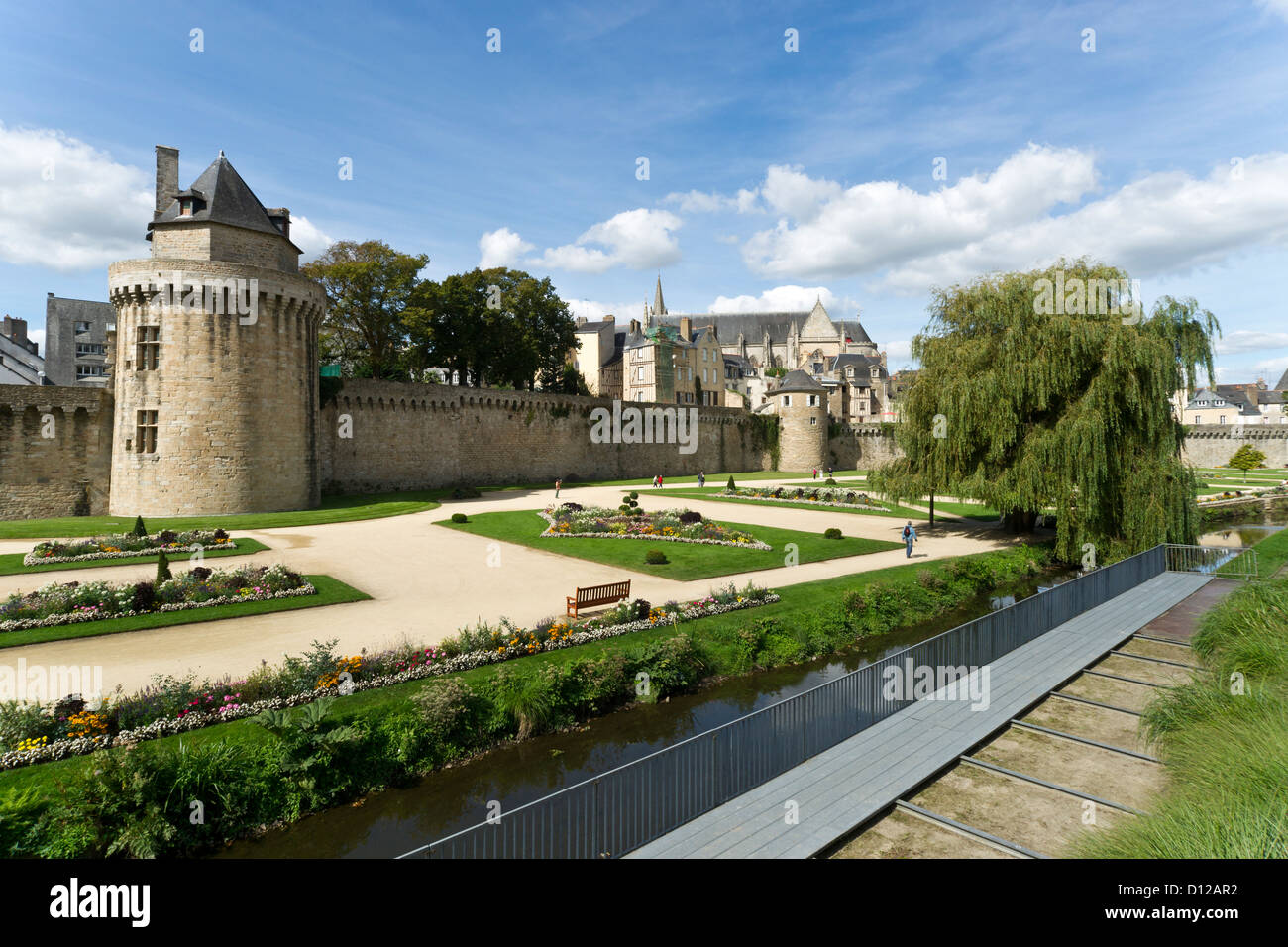 Vannes is a commune in the Morbihan department in Brittany in north-western France Stock Photo