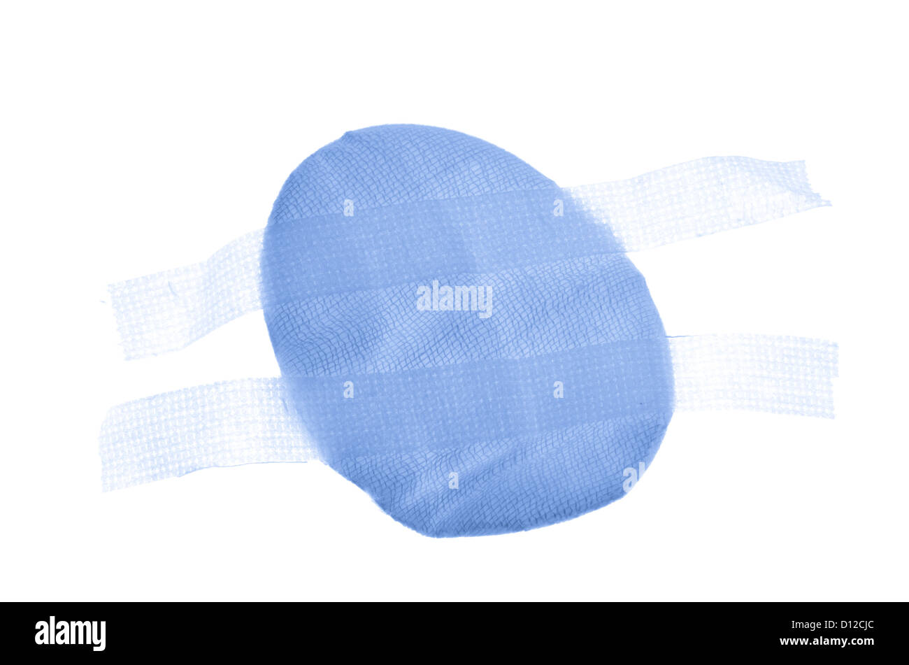 medical eye patch isolated on white Stock Photo Alamy