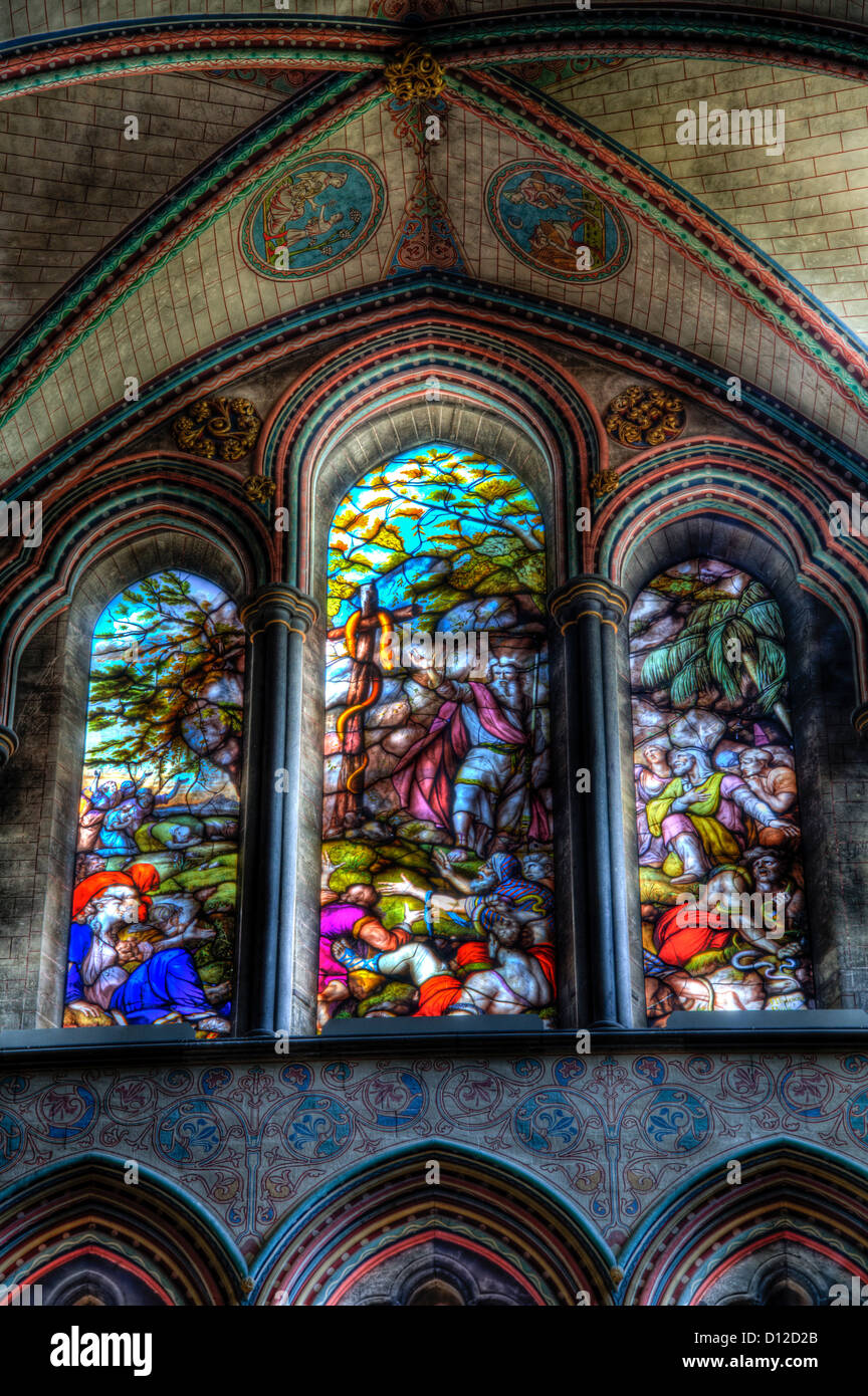Gothic stained glass windows hires stock photography and images Alamy