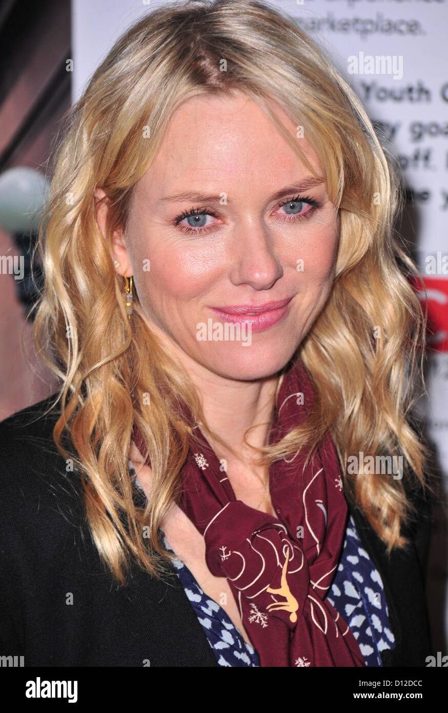 New York, USA. 5th December 2012. Naomi Watts at arrivals for The New ...