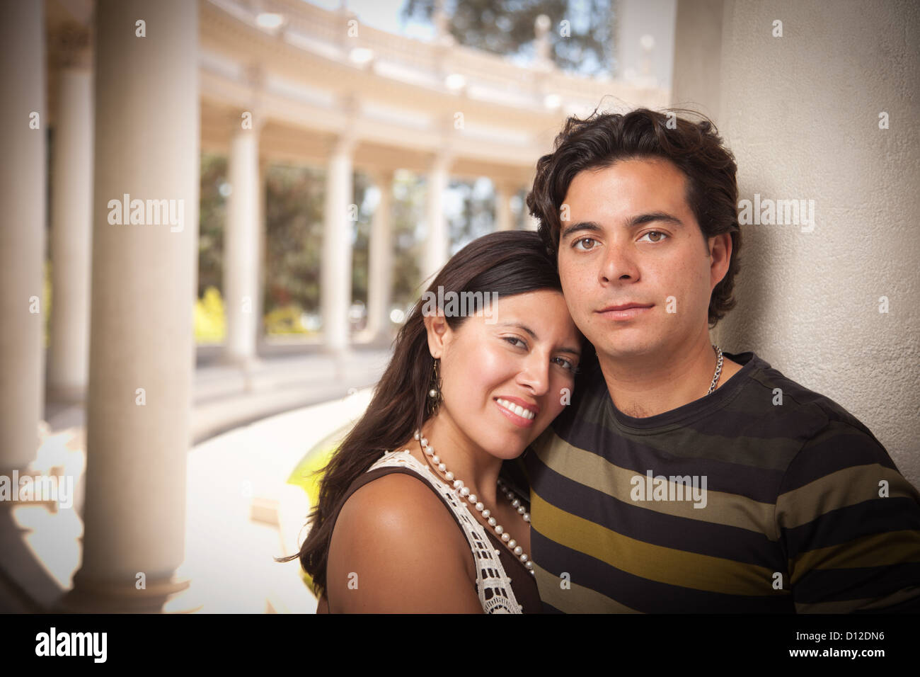Happy mexican couple talking hi-res stock photography and images - Alamy