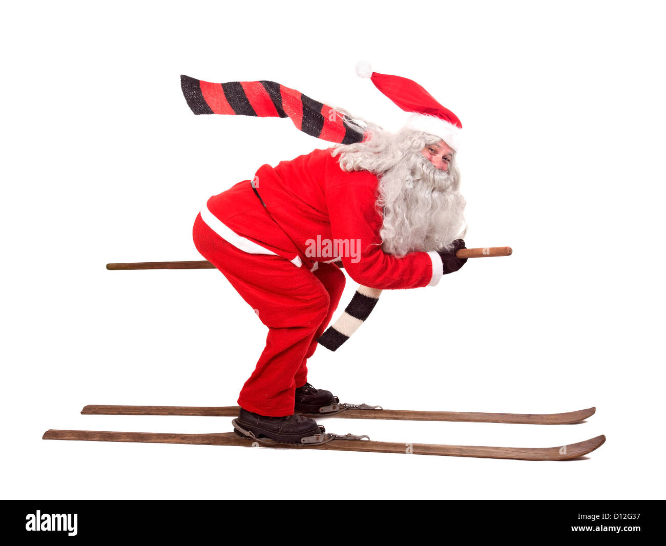 Santa On Skis High Resolution Stock Photography and Images - Alamy