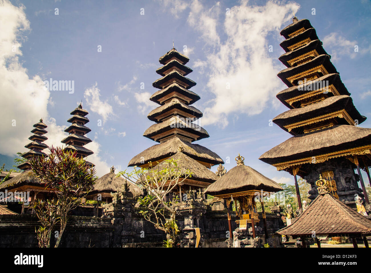 Indonesia, Bali, View of pagoda in Mother Temple of Besakih Stock Photo