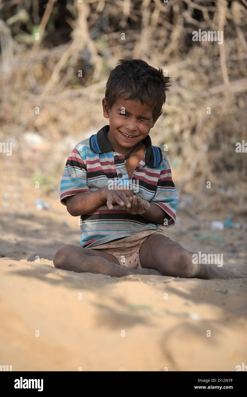 Small boy pulling funny faces hi-res stock photography and images - Alamy