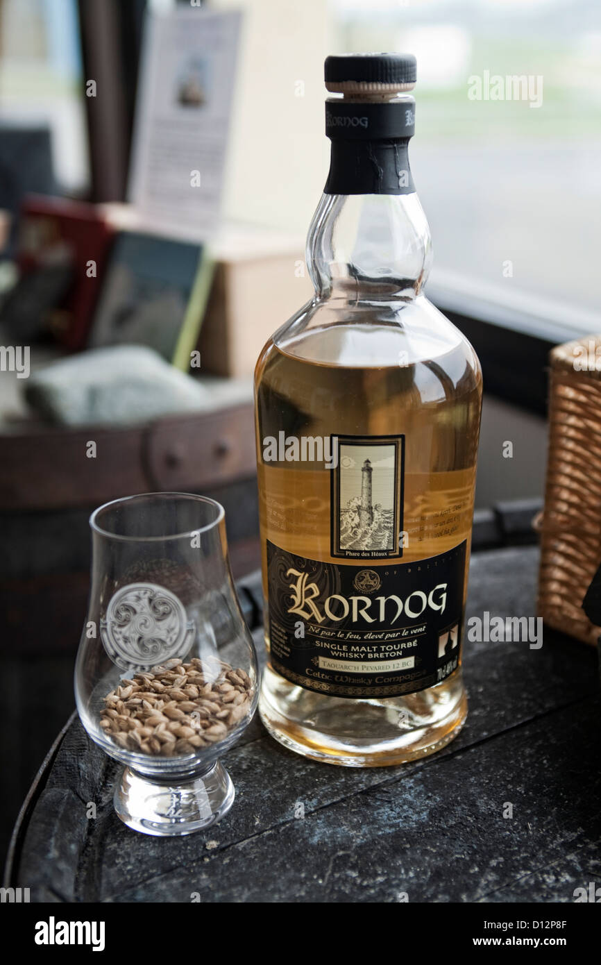 Whisky Breton Single malt tourbé KORNOG