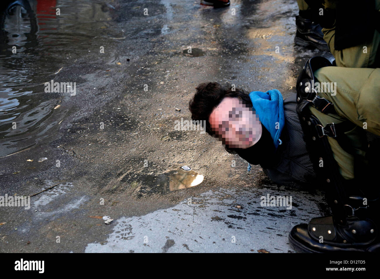 2008 greek riots hi-res stock photography and images - Alamy