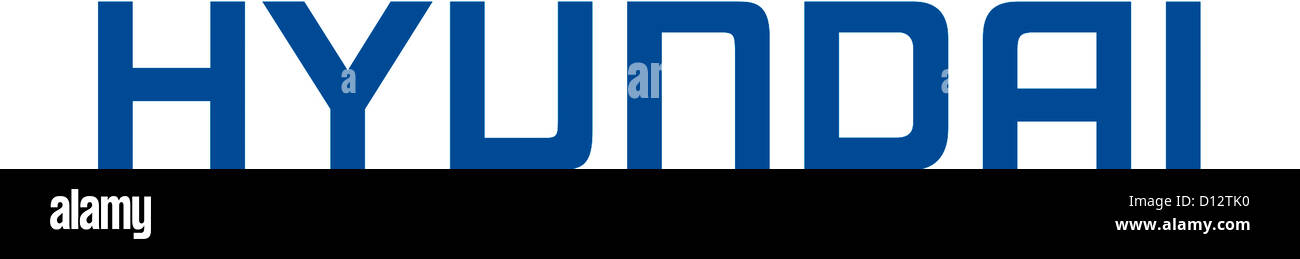 Company logo of the Korean automaker Hyundai Motor company with seat in ...
