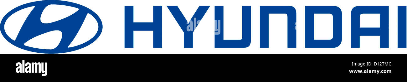 Company logo of the Korean automaker Hyundai Motor company with seat in ...