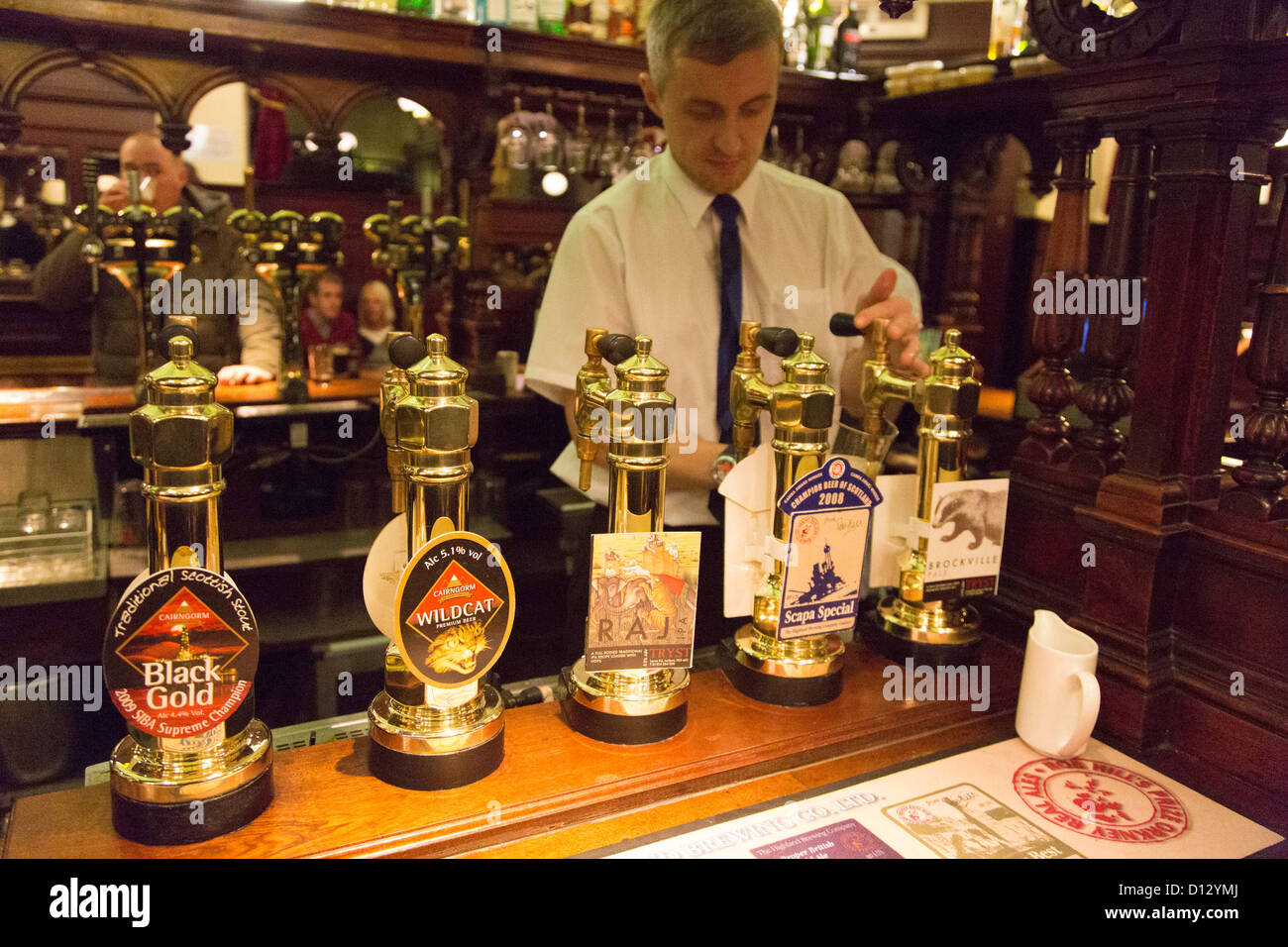 historic pub in Edinburgh Stock Photo