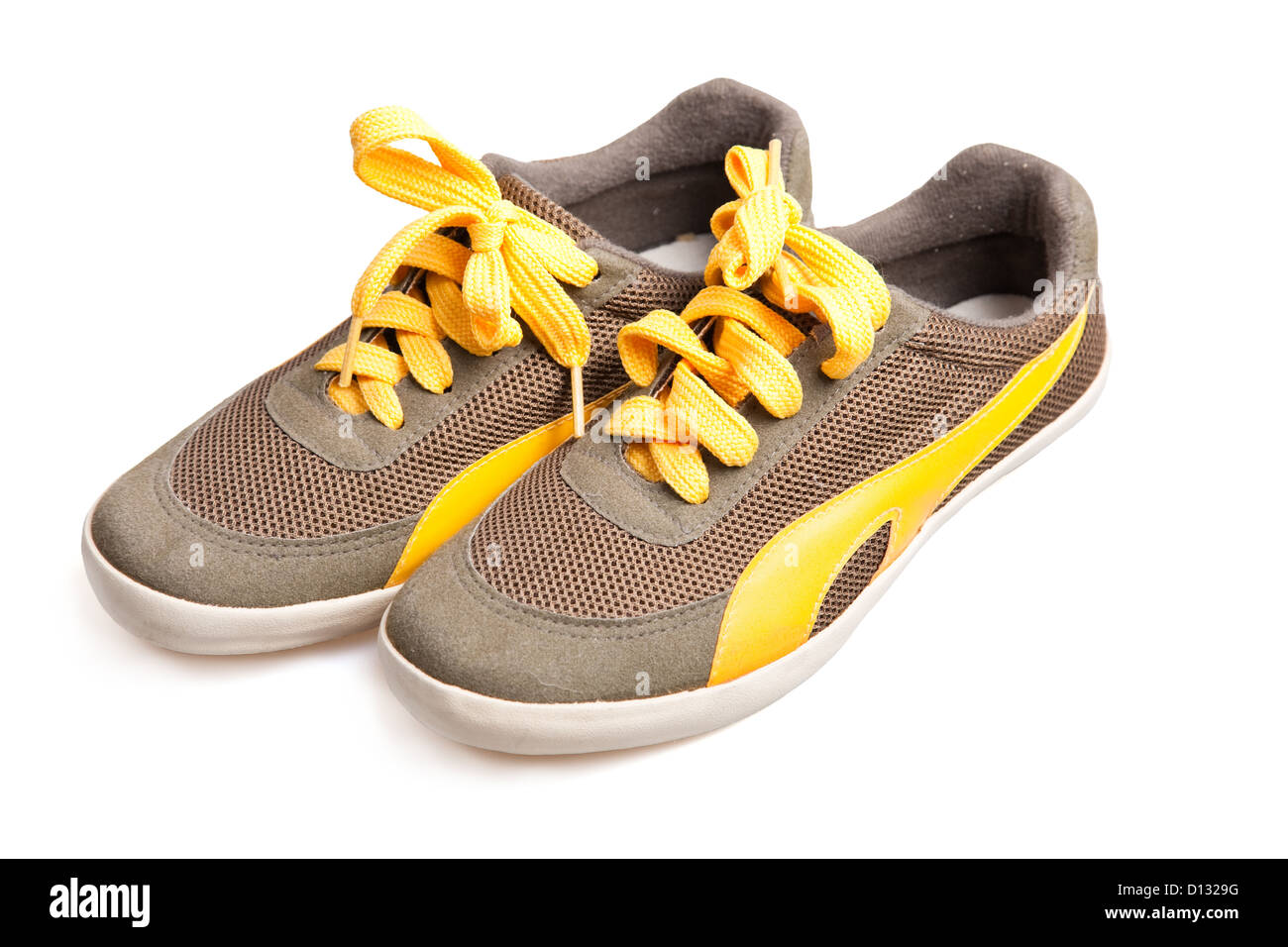 White And Light Gray Sneakers Canvas