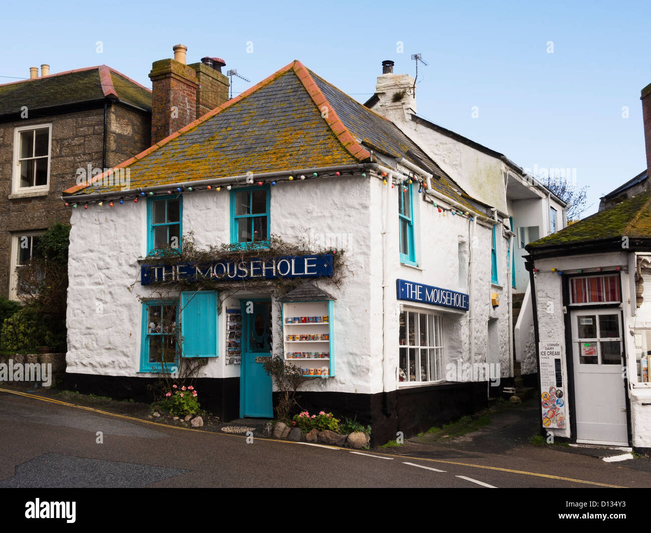Mousehole Cornwall Fisherman S Cottage Now A Souvenir Shop And
