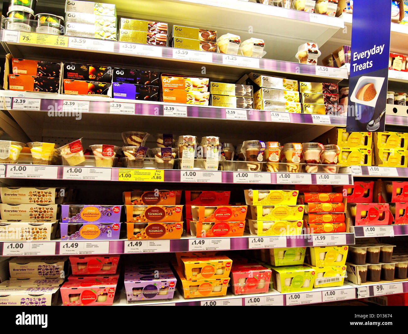 Fully stocked shelves ready for the Christmas shopping rush in a large