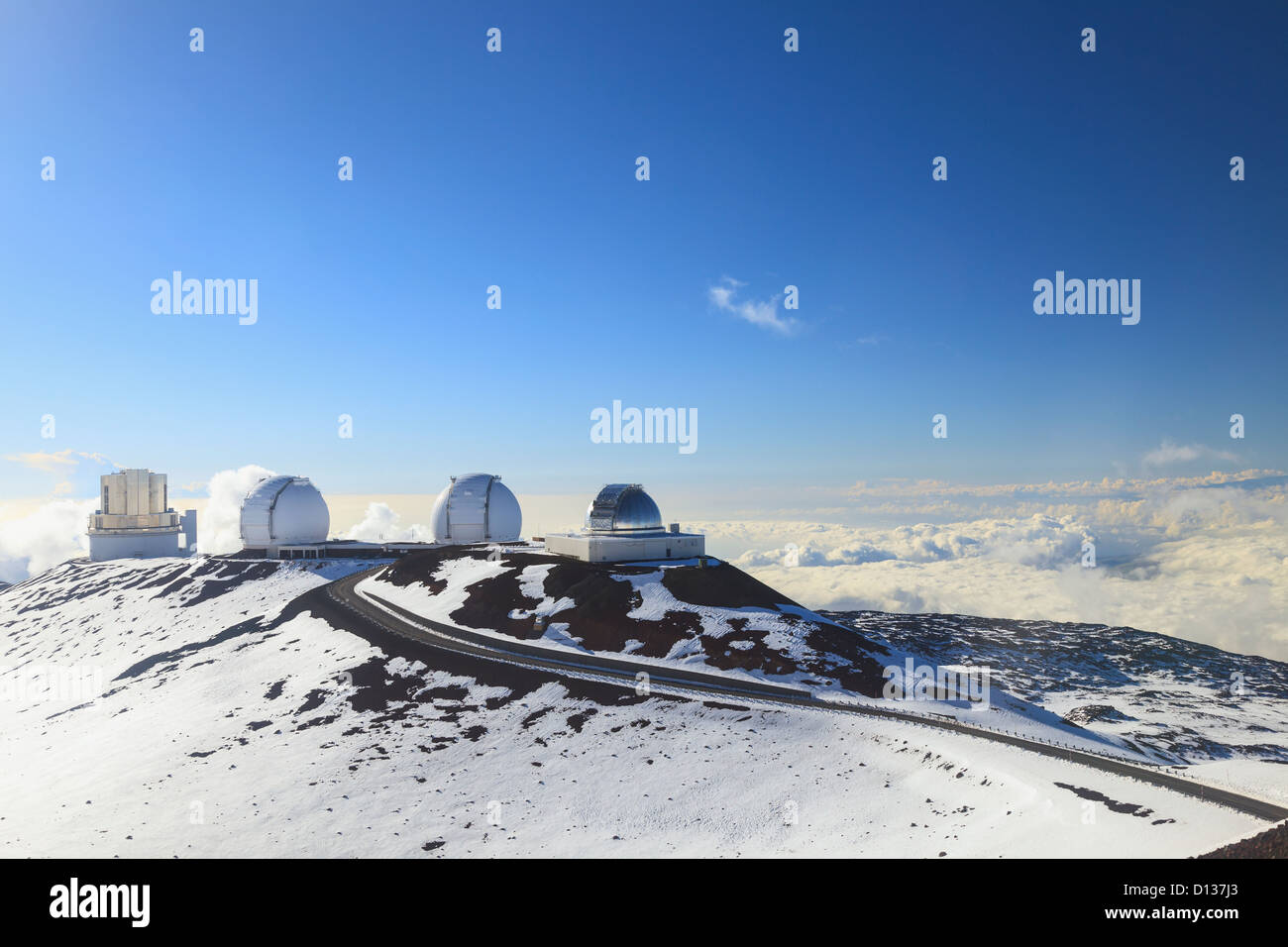 Mauna Kea Observatories The Summit Of Mauna Kea On The Island Of Hawaii