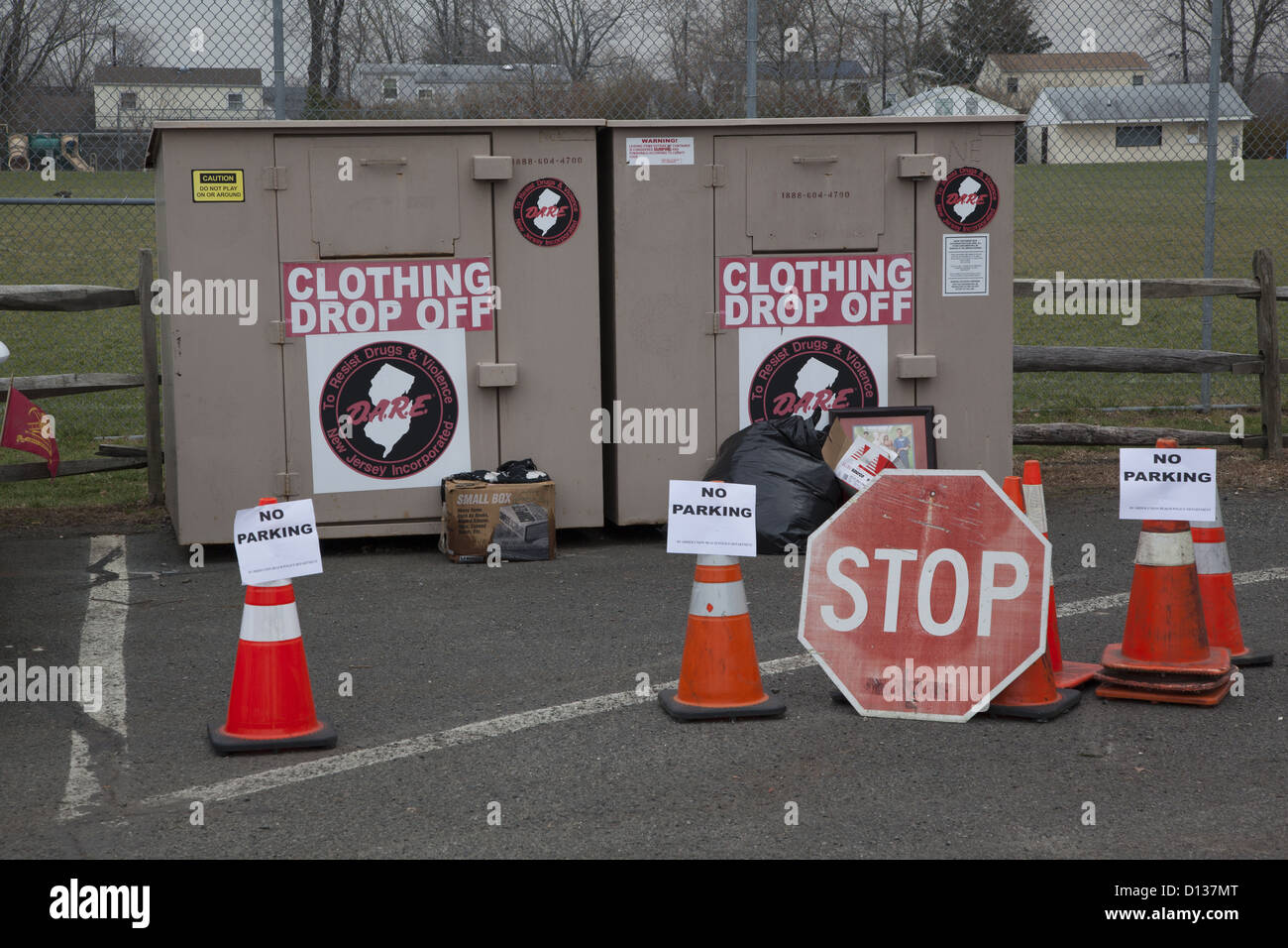 Clothing drop off for victims of Hurricane Sandy along the Jersey shore