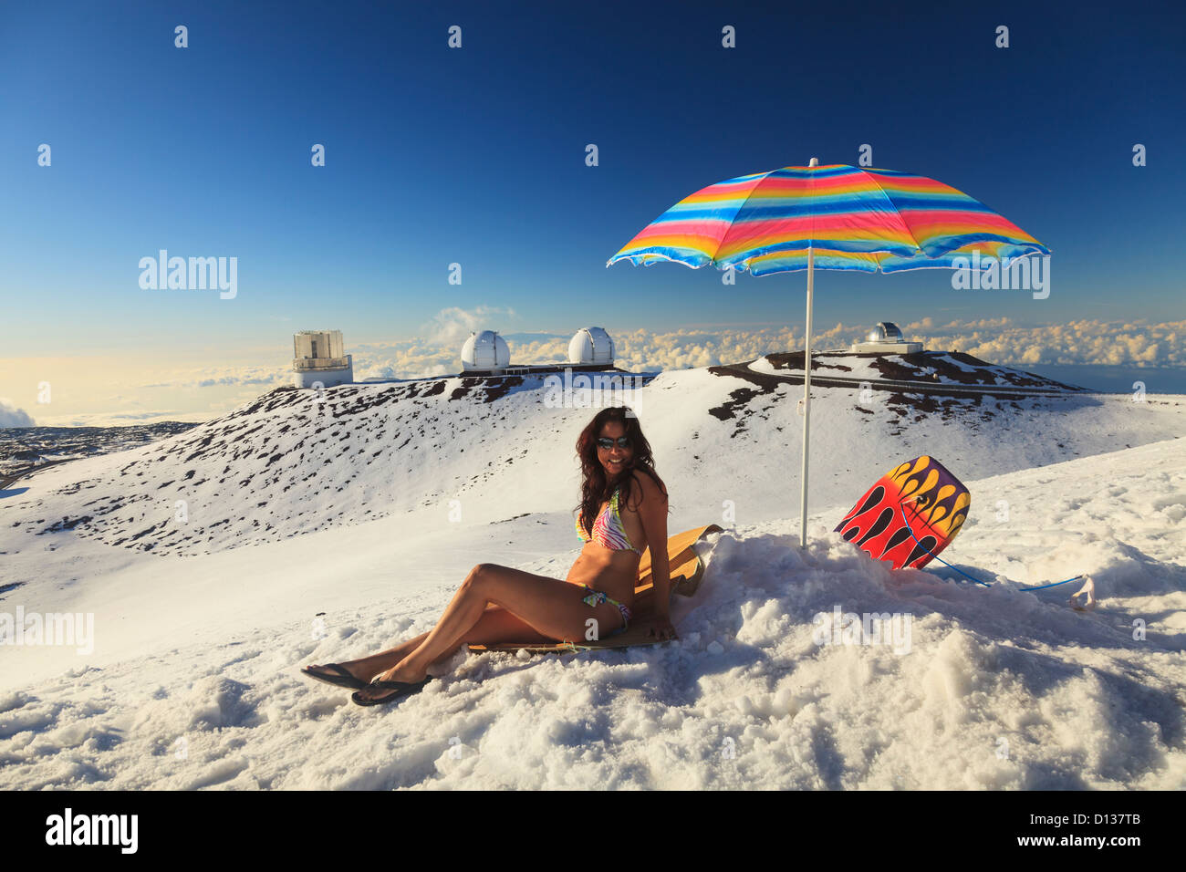 Snow bikini hi-res stock photography and images - Alamy