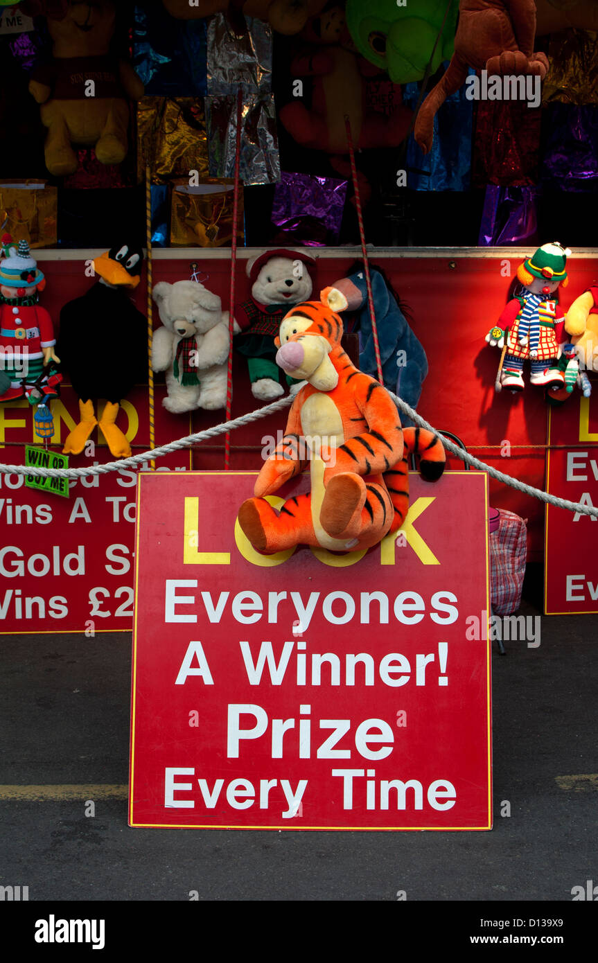 Sign at Stratford Mop fair, StratforduponAvon, UK Stock Photo Alamy