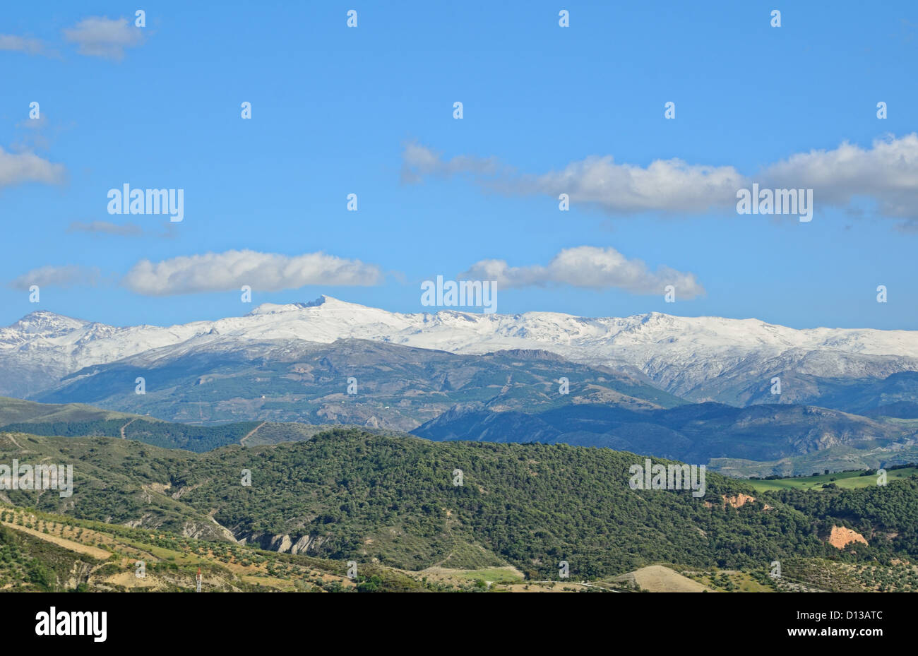 Spanish mountains Sierra Nevada in spring Stock Photo - Alamy