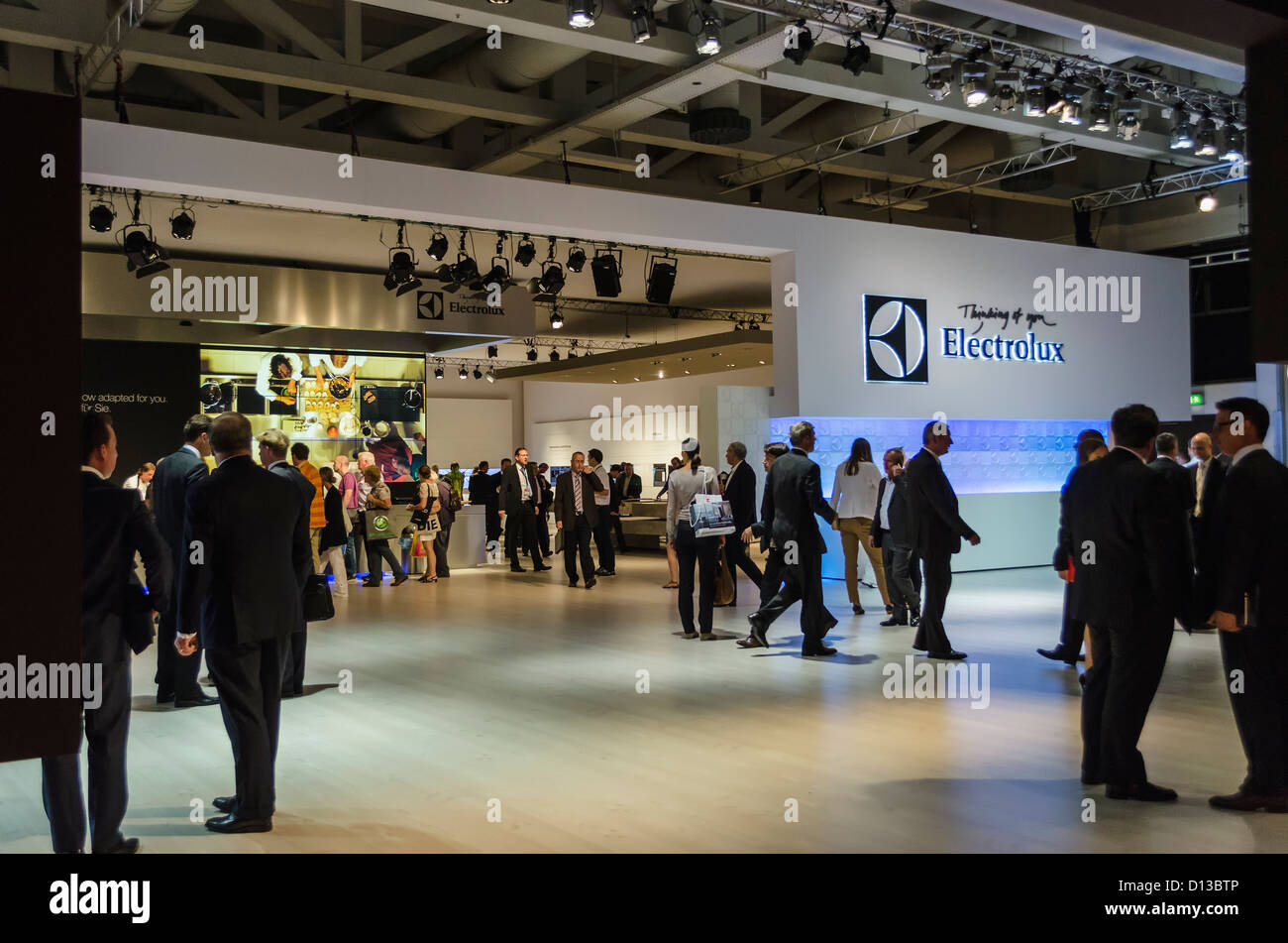 IFA - International Consumer Electronics Fair in Berlin, Germany - Exhibition stands Stock Photo